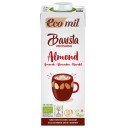 Ecomil BIO bezglutēna baristas mandeļu dzēriens ar zemu cukuru saturu, 1l